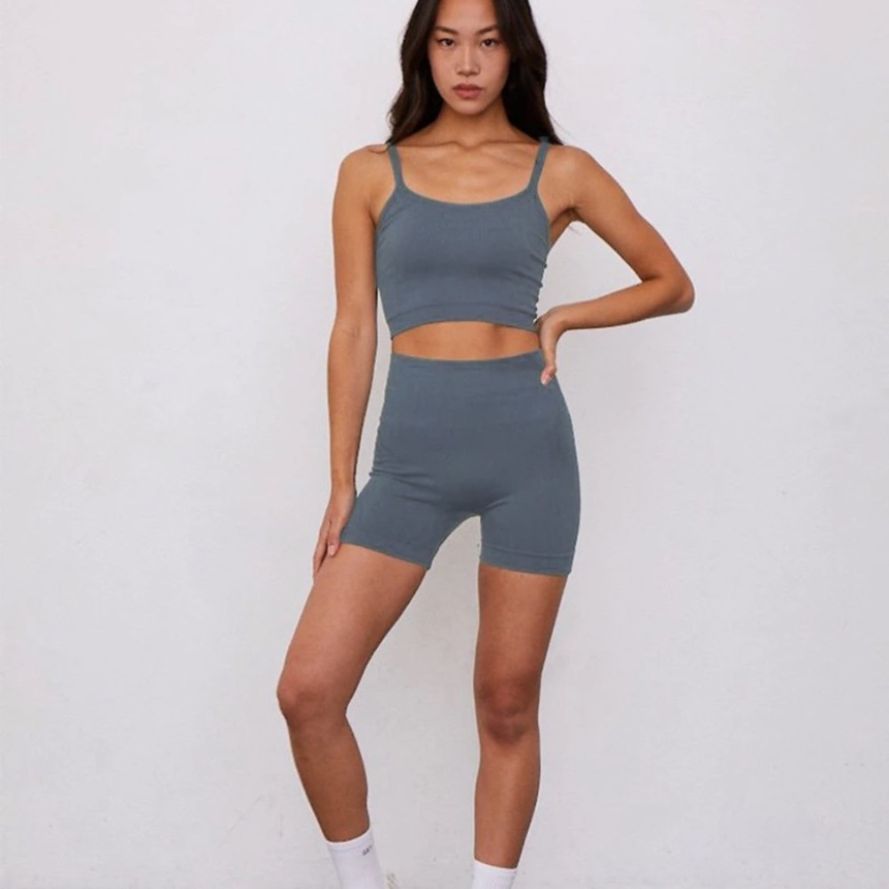 SET ACTIVE sculpt flex bike shorts brand new